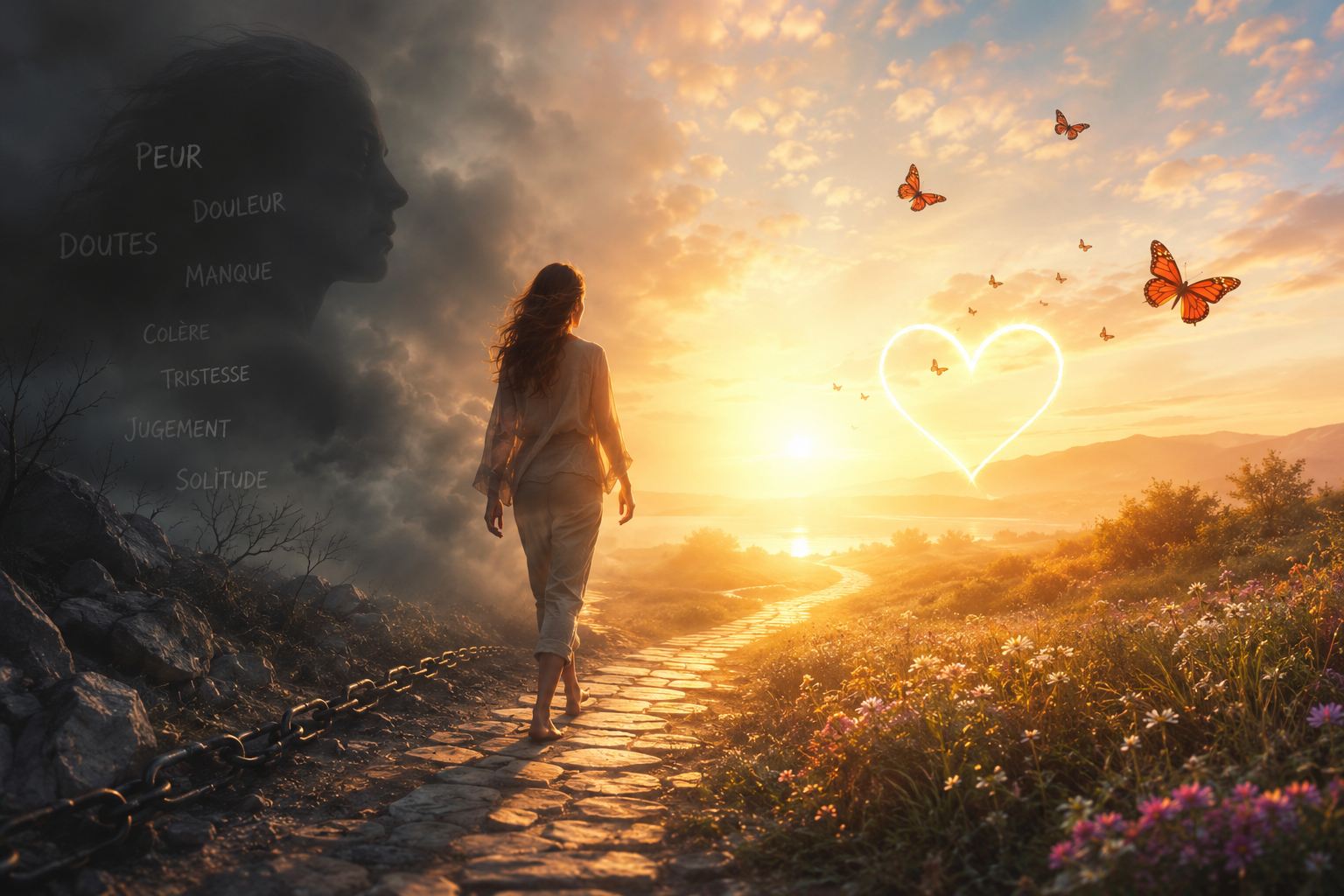 De la peur à l’amour : quand ce qui vous terrorise devient un chemin de transformation